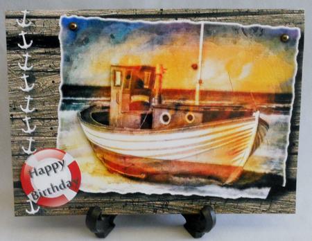 Boat & Beach Quick Card by Michelle Chivers