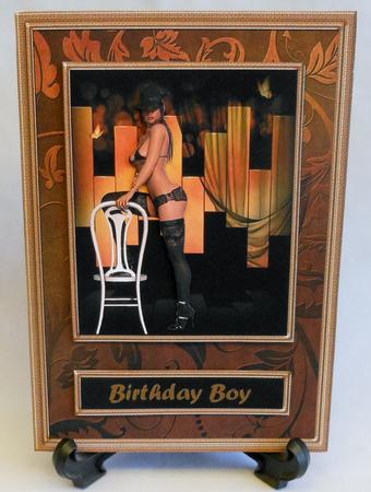 Sexy Cowgirl Quick Card by Michelle Chivers