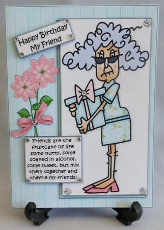 Stella and Her Fruitcake Friends Quick Card by Michelle Chivers