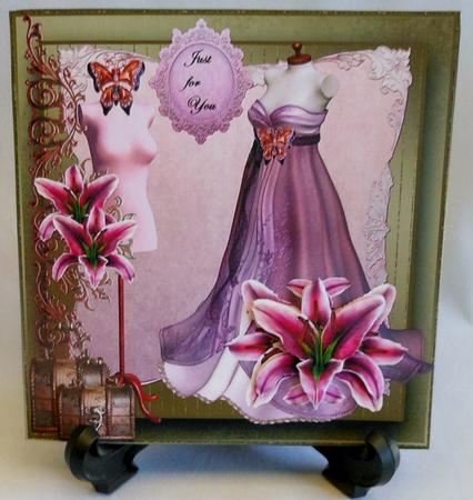 Vintage Fashion and Stargazer Liliies by Michelle Chivers