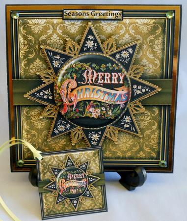 Christmas Flowers 8x8 Mini Kit by Michelle Chivers