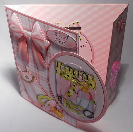 Gatefold Mini Kit - New Baby Girl by Michelle Chivers