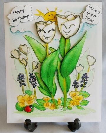 Cheers from White Tulips by Michelle Chivers