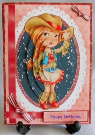 Happy Birthday Cowgirl (pyramarge) by Michelle Chivers