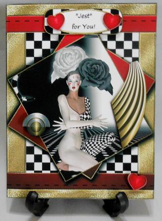 Jest for You! Card Topper by Michelle Chivers