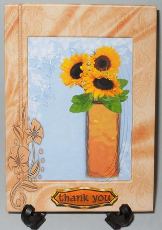 You Are My Sunshine - Sunflower Oval Pyramid by Michelle Chivers