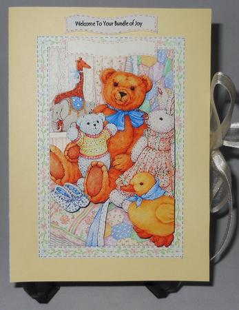 Baby Combi Card Box by Michelle Chivers
