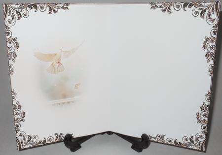Remembrance Doves Blank Insert by Michelle Chivers