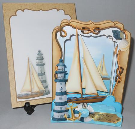 3D Accordian Spring - All at Sea by Michelle Chivers
