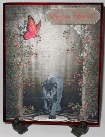 Black Panther Card Toper by Michelle Chivers