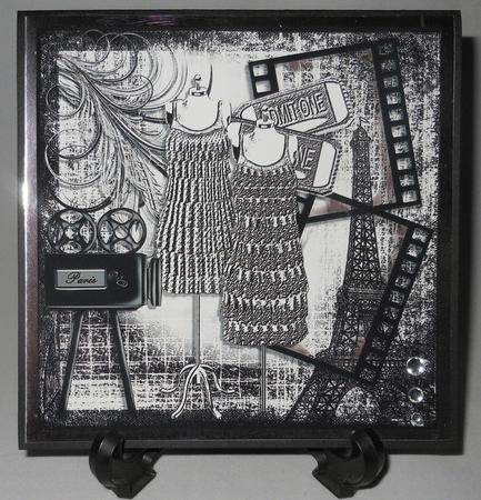 1920s Paris Fashion Week - Pencil Monochrome by Michelle Chivers
