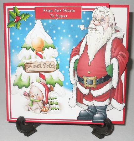 Jolly Santa Waiting for Christmas by Michelle Chivers