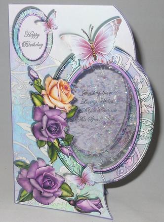 For the Love of Gardens - Shaped Topper, Insert & Decoupage by Michelle Chivers