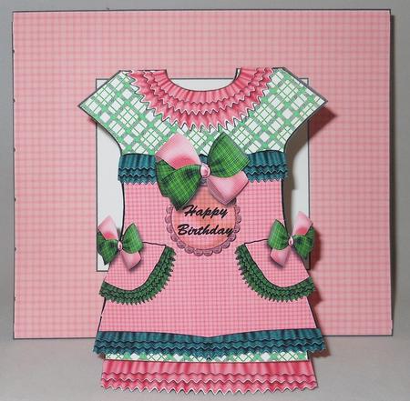 Luscious Watermelon Dress Card & Envelope by Michelle Chivers