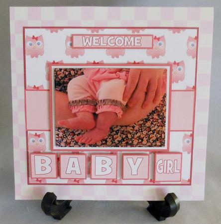 Baby Girl Tiled by Michelle Chivers
