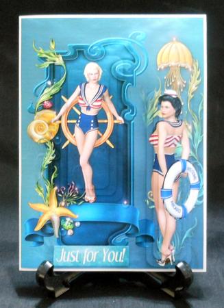 Nautical Pinups Double Pyramid by Michelle Chivers