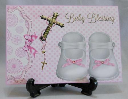 Baby Blessing Toppers Boy & Girl by Michelle Chivers