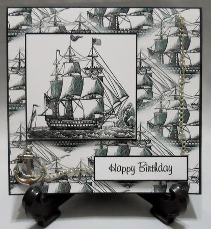 Tall Ship Mono by Michelle Chivers
