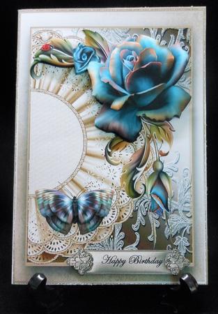 Autumn Roses & Butterflies Beauty by Michelle Chivers