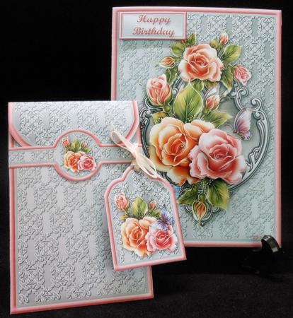 Pastel Roses Gift Set Mini Kit by Michelle Chivers