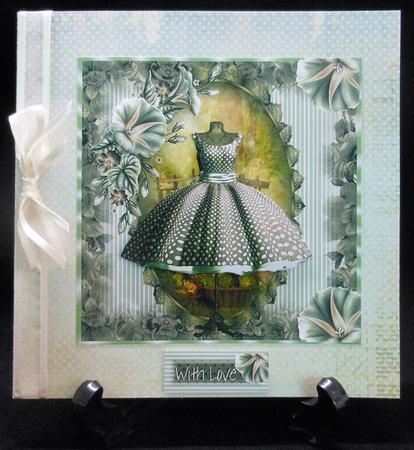 The Polka Dot Dress Topper and Insert 5x5 by Michelle Chivers