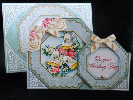 Wedding Bells Wedding Day Double Octagon Card Kit by Michelle Chivers