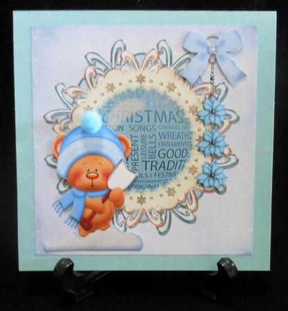 Christmas Teddie by Michelle Chivers