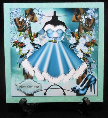 Bleu Christmas Dress Topper & Tags by Michelle Chivers