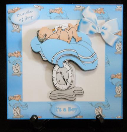 Weighing in Baby Boy Step by Step by Michelle Chivers