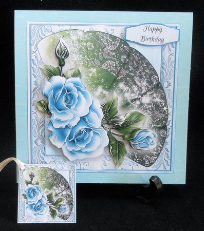 Rose Fan by Michelle Chivers