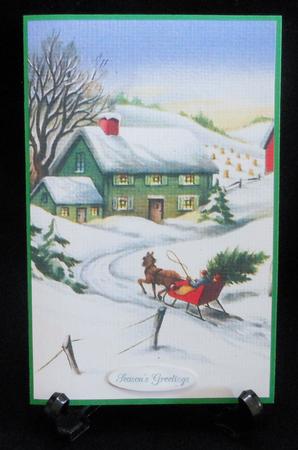 Snow Scenes with Cottages Quick Cards by Michelle Chivers