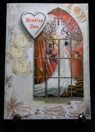 Bride in Church Window - Wedding - Special Day by Michelle Chivers