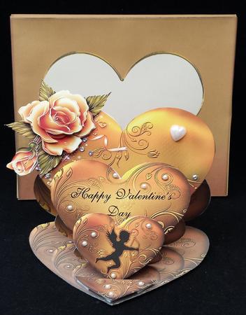 Mix and Match Triple Heart Easel by Michelle Chivers