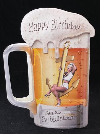 Beer Mug Simply Bubblicious by Michelle Chivers