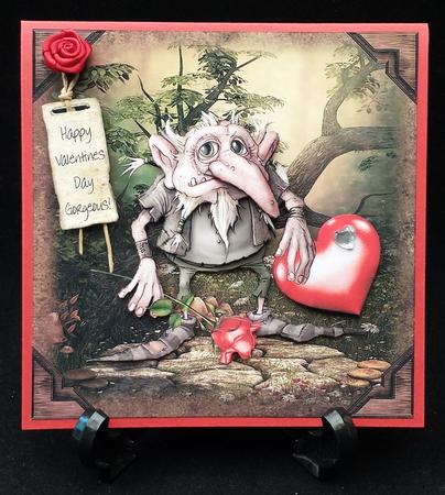 The Love Troll Card Front Kit by Michelle Chivers