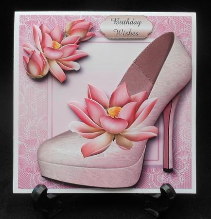 Stunning Shoes Lacey Square - the Lotus Flower by Michelle Chivers