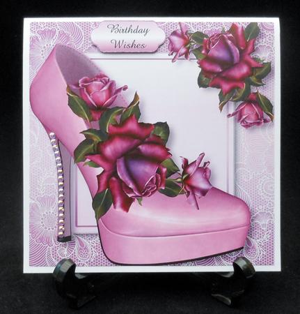 Stunning Shoes Lacey Square - the London - Twilight Roses by Michelle Chivers