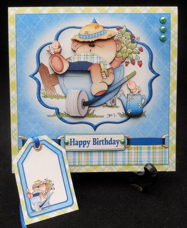 8x8 Teds a Gardener Mini Kit by Michelle Chivers