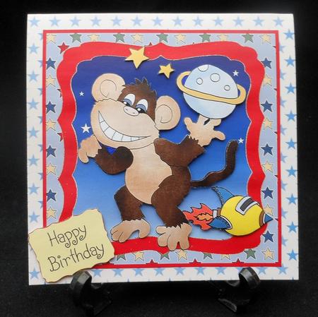 Space Monkey 3 by Michelle Chivers