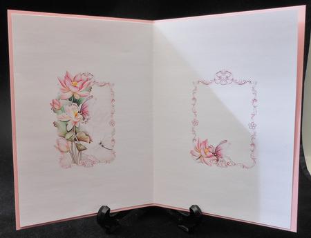 In the Love of Lotus Shabby Chic Insert by Michelle Chivers