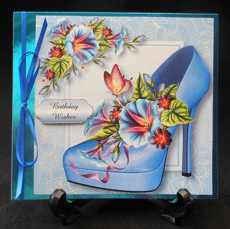 Stunning Shoes Lacey Square - the Venice - Morning Glory by Michelle Chivers