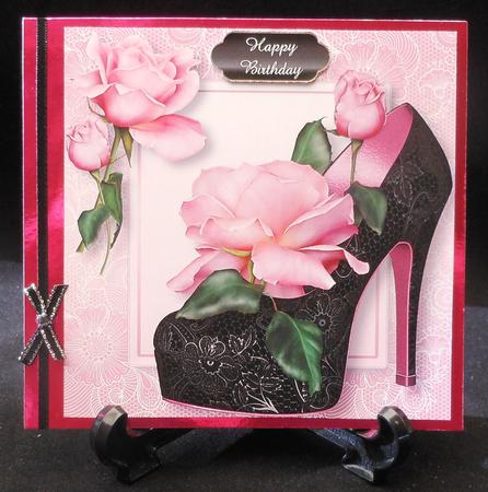 Stunning Shoes Lacey Square - the Venice - Sugar Baby Roses by Michelle Chivers