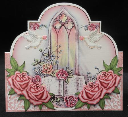 Glory Window Pink Fancy Over 3D Mini Card Kit by Michelle Chivers