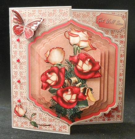 Harvest Roses Offset Card Mini Kit by Michelle Chivers
