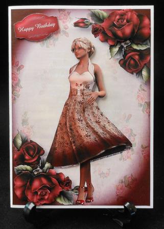 Summer Flowers Dress with Roses by Michelle Chivers