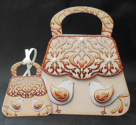 Handbag Card Bird by Michelle Chivers
