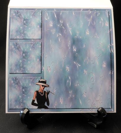 Insert Topper Lady with Hat by Michelle Chivers
