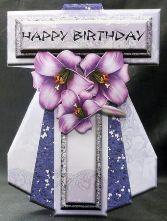 Silk Kimono Card - Luna Lilies - Mini Kit by Michelle Chivers