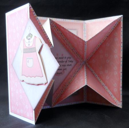 Pop Out Card Baby Girl by Michelle Chivers