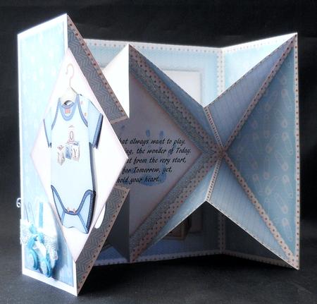 Pop Out Card Baby Boy by Michelle Chivers